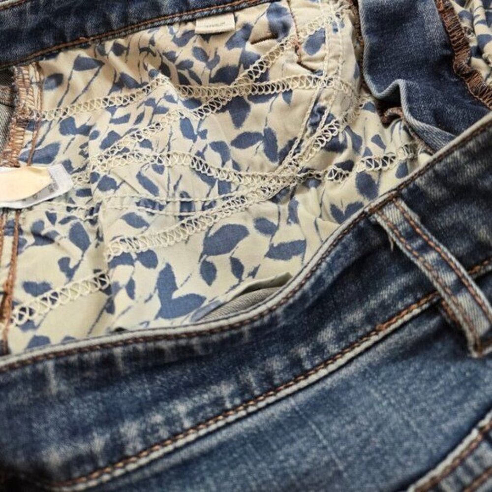 J.Jill Denim Smooth Fit Slim Ankle Jeans Petite Size 6 Blue Wash Cotton Blend - Picture 4 of 6